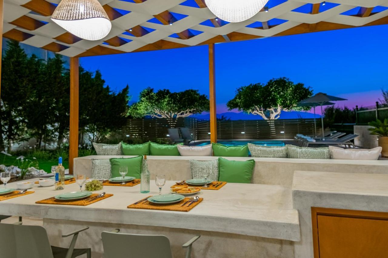 Estella Villa With Pool, Children Area, Bbq & Magnificent Views! Asterion Ngoại thất bức ảnh