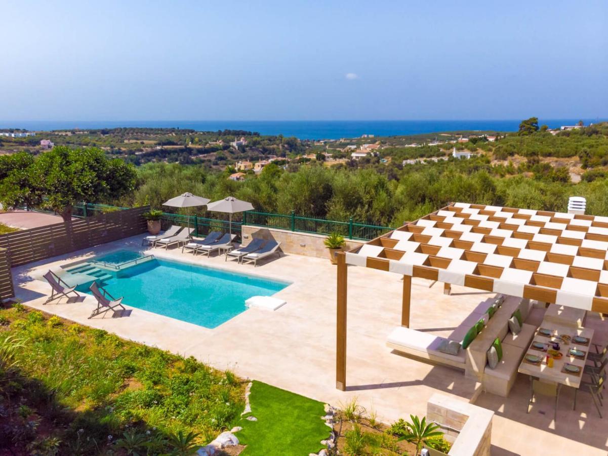 Estella Villa With Pool, Children Area, Bbq & Magnificent Views! Asterion Ngoại thất bức ảnh